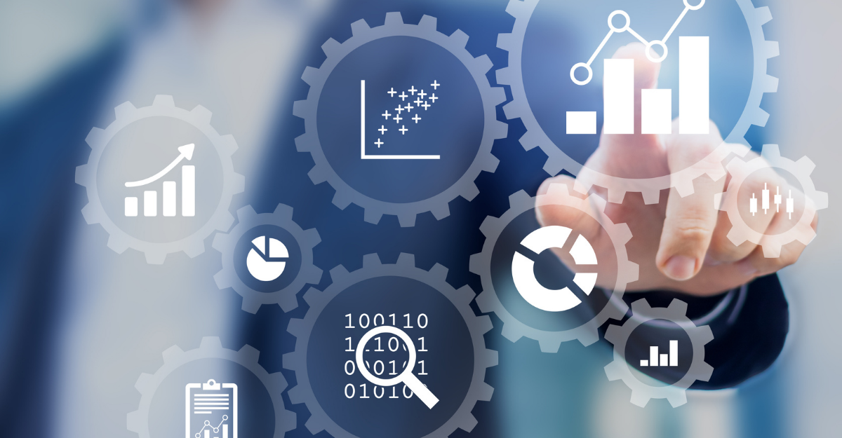 A fleet manager choosing data to view from a visual dashboard representation 